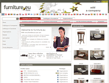 Tablet Screenshot of furniture.eu